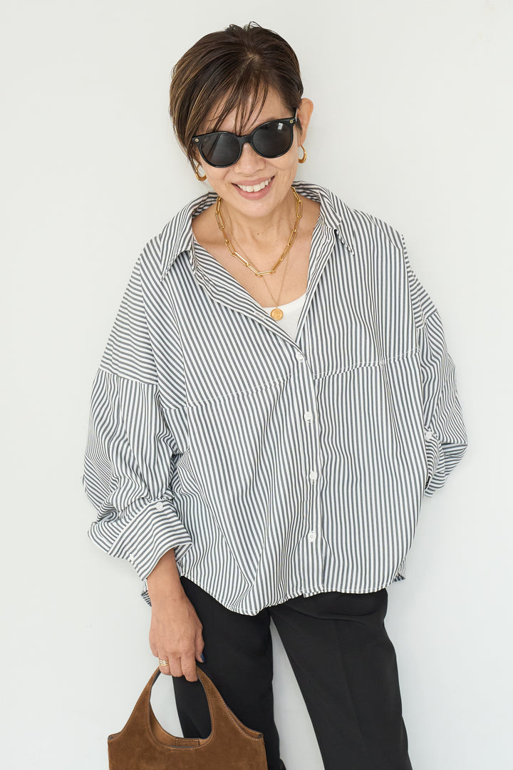 2WAYタックスリーブシャツ