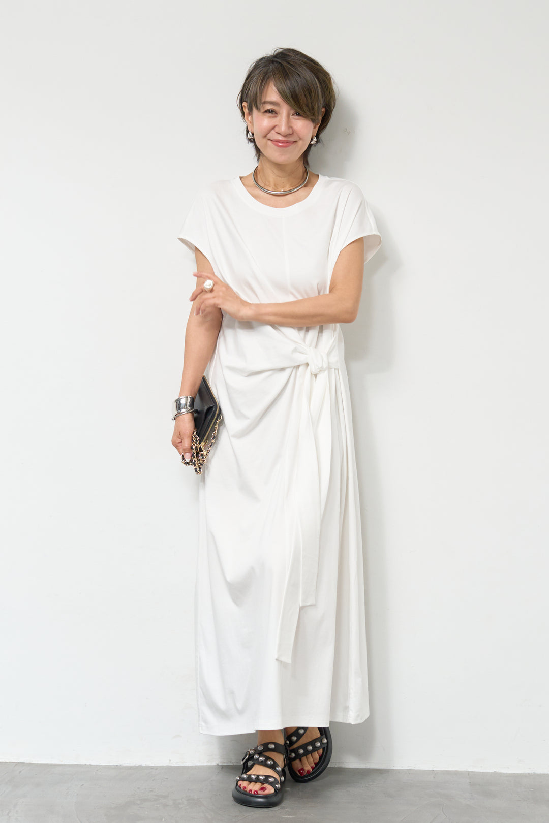 ツイストベルトワンピース