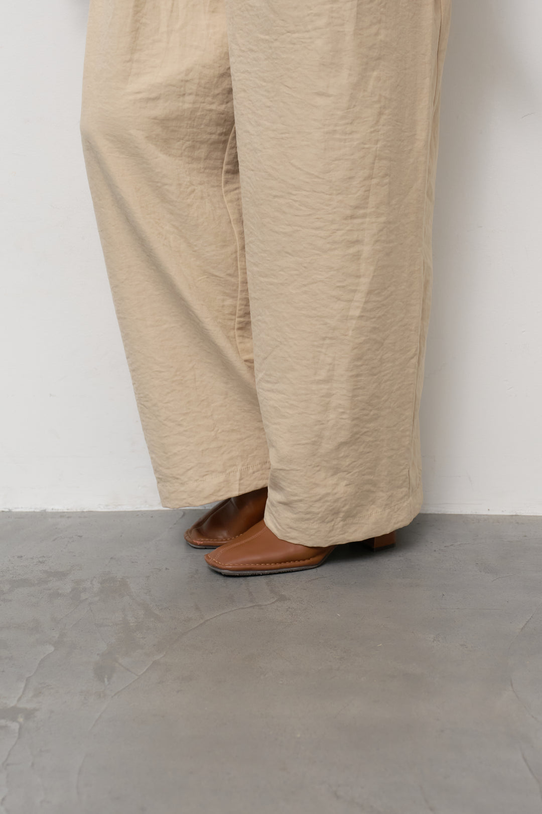 ハイウエストタックサロペット