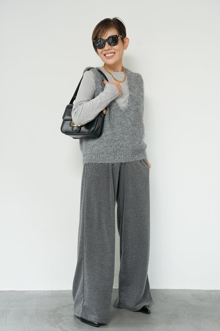 コットンモダールロングTシャツ