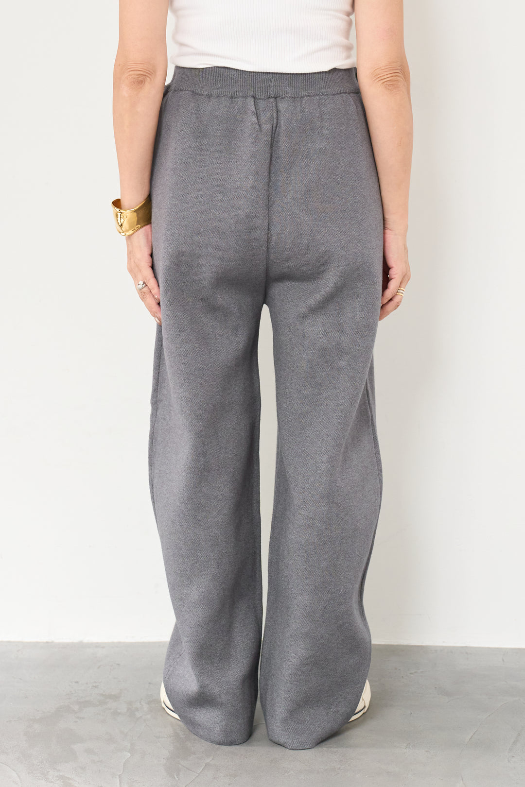 ジップベストニット＋ニットパンツ