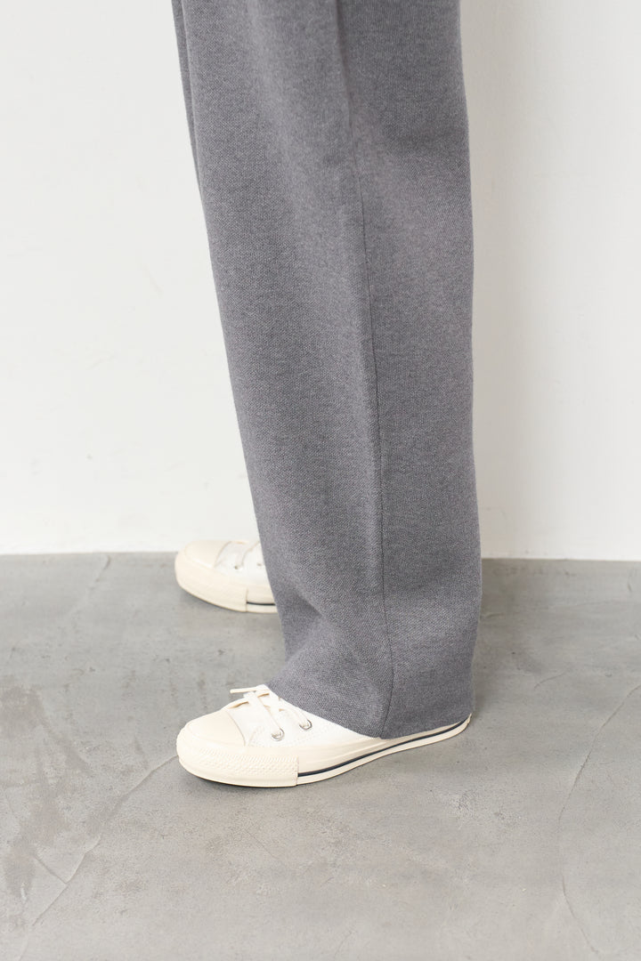 ジップベストニット＋ニットパンツ