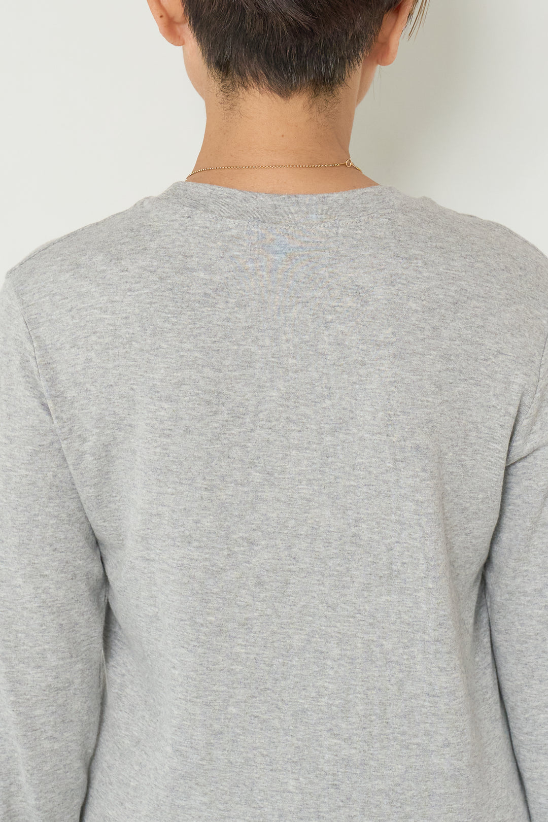 コットンモダールロングTシャツ