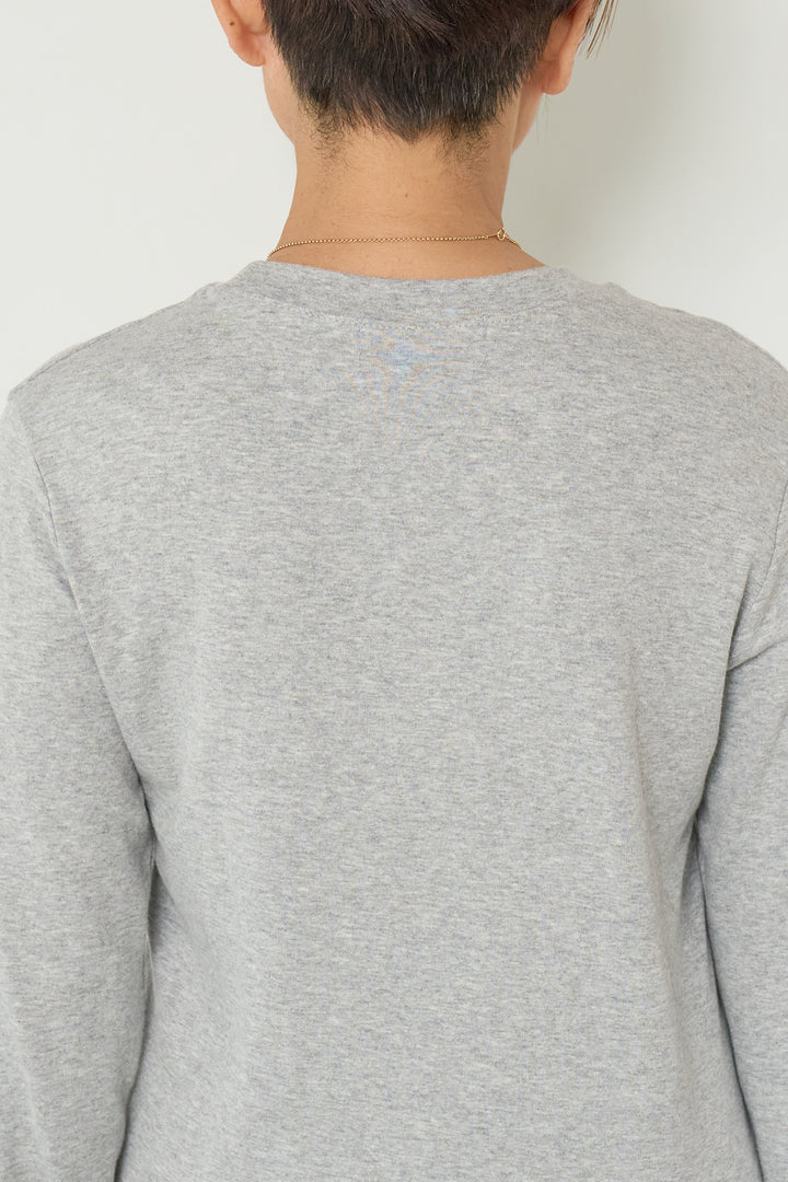 コットンモダールロングTシャツ