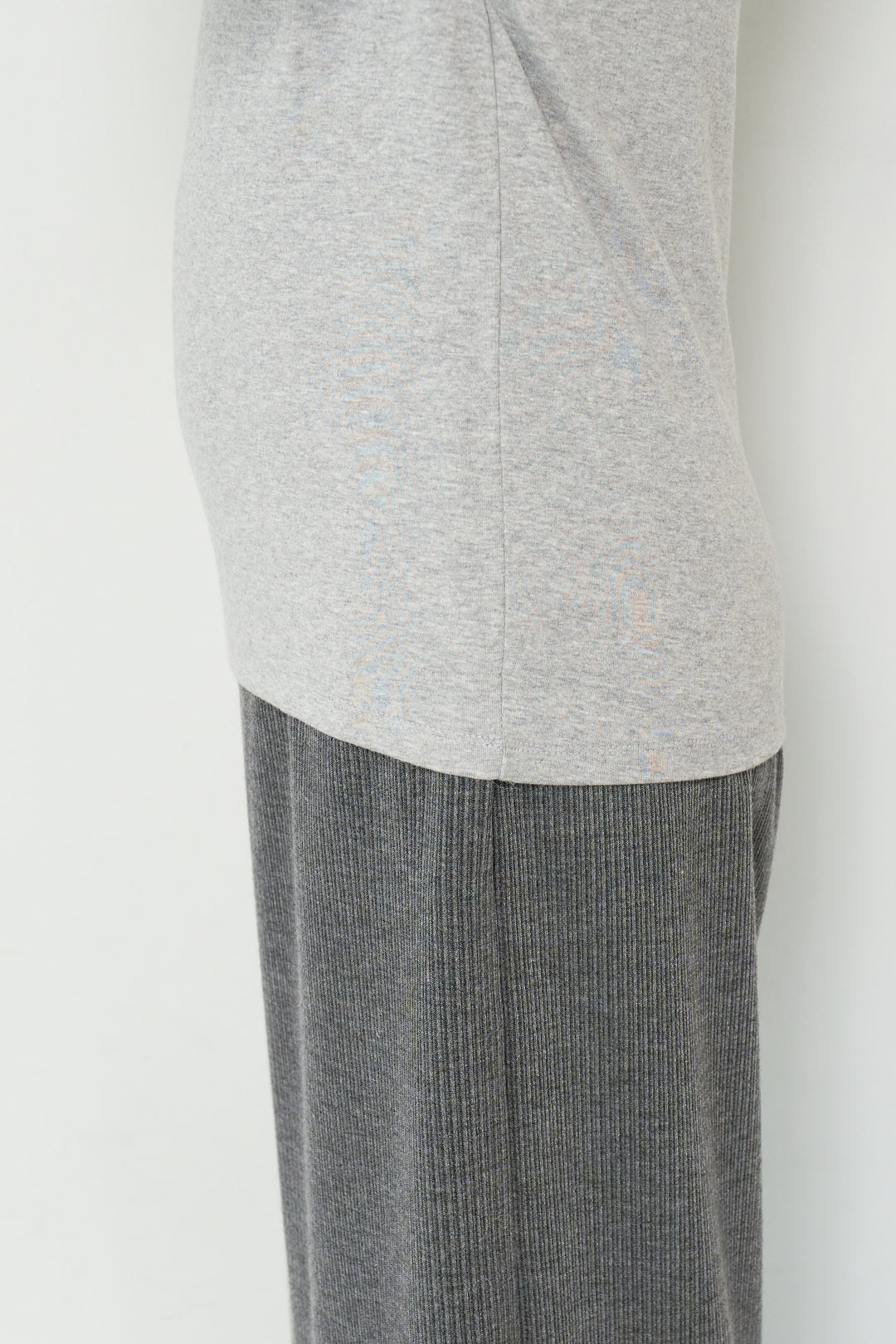 コットンモダールロングTシャツ