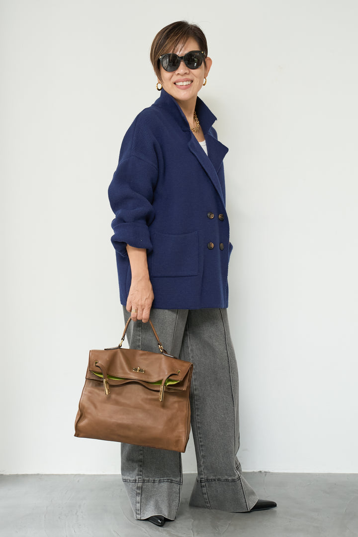 ニットダブルジャケット