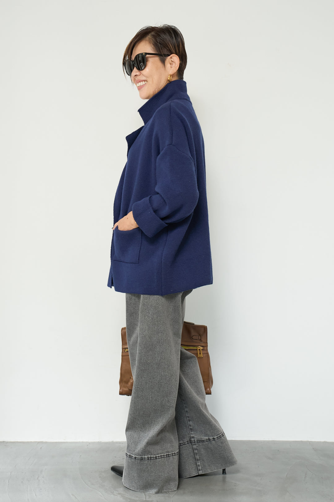 ニットダブルジャケット