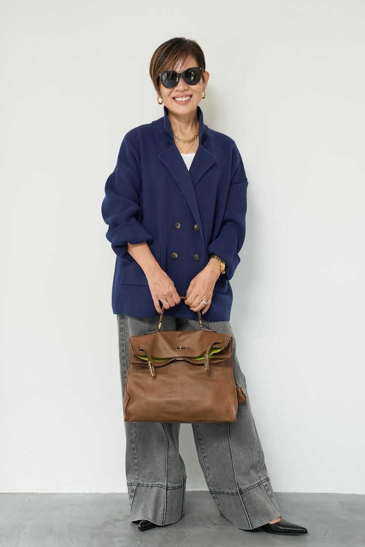 ニットダブルジャケット