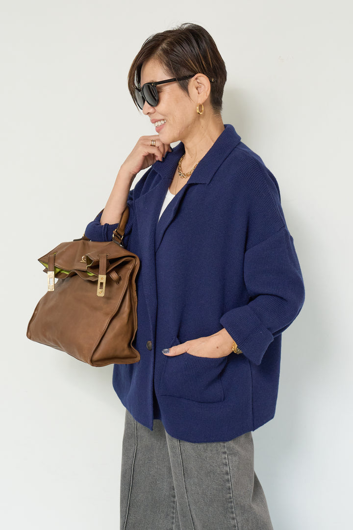 ニットダブルジャケット