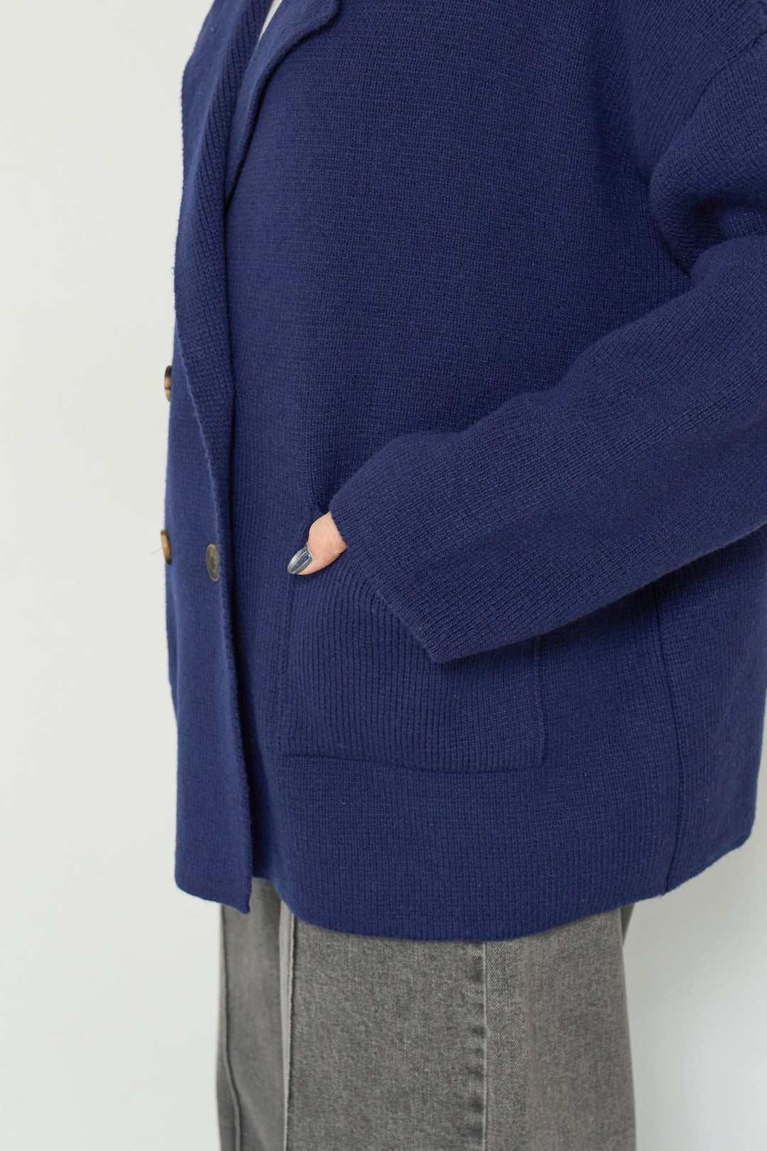 ニットダブルジャケット