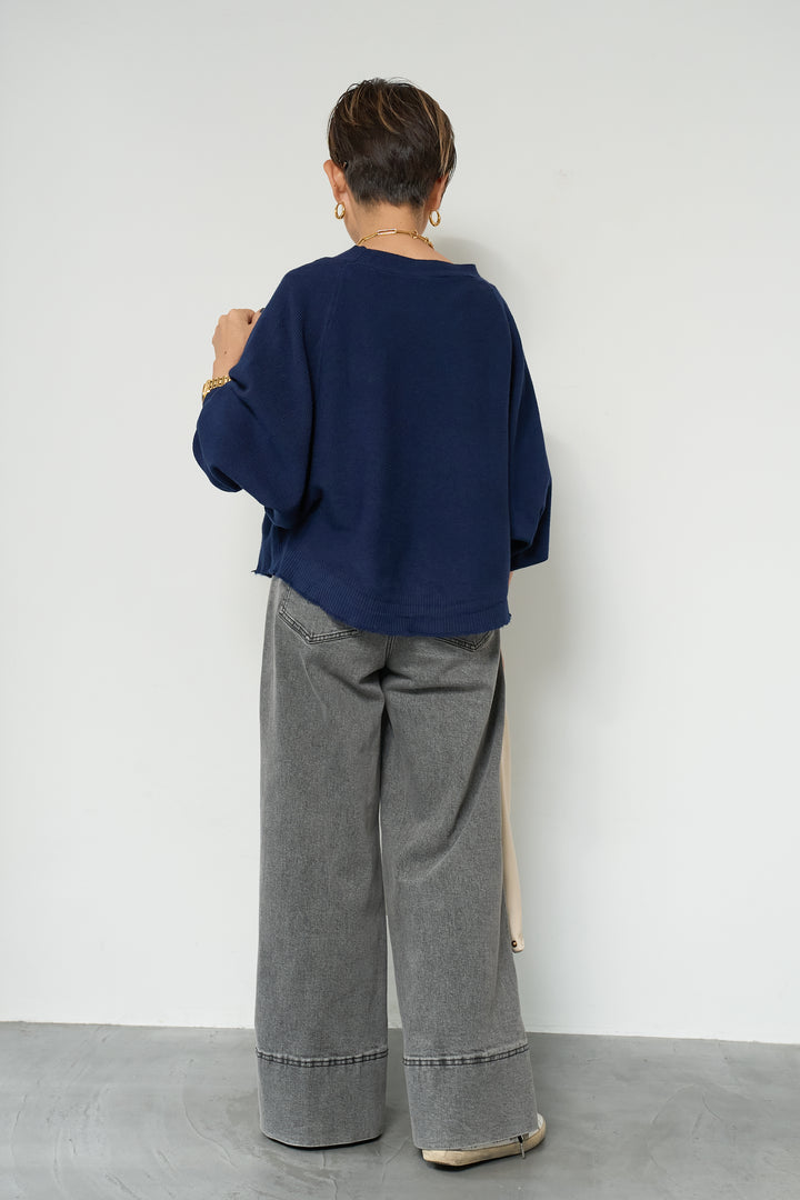 ダメージカットカーディガン