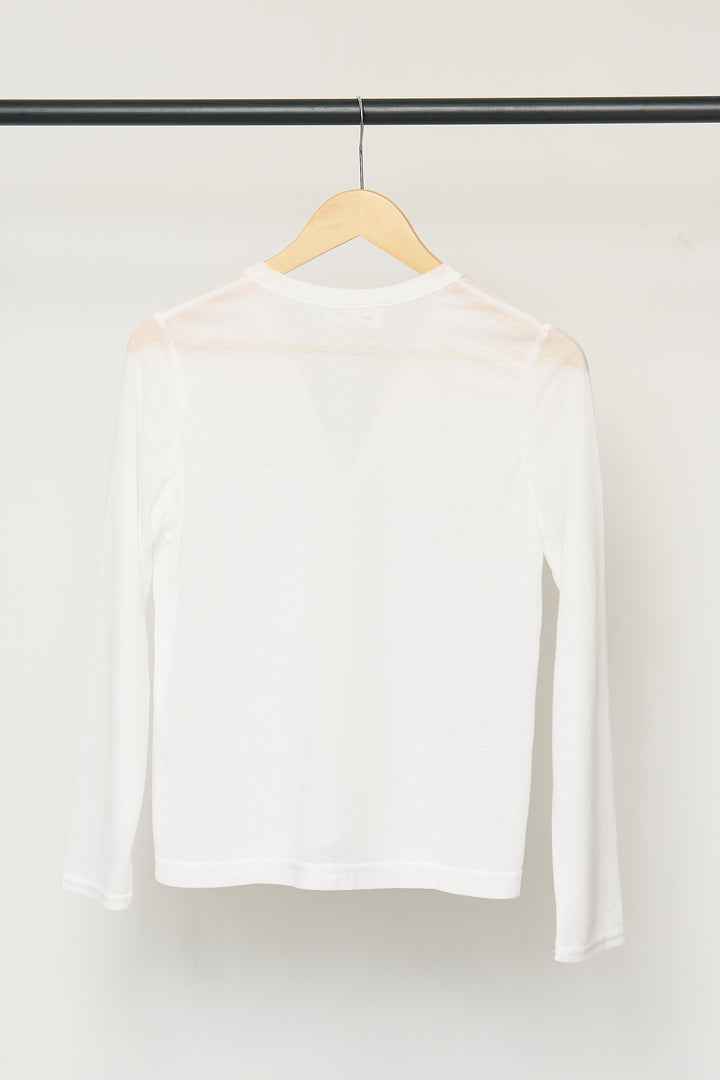 [Novelty item] UV-cut semi-sheer cardigan