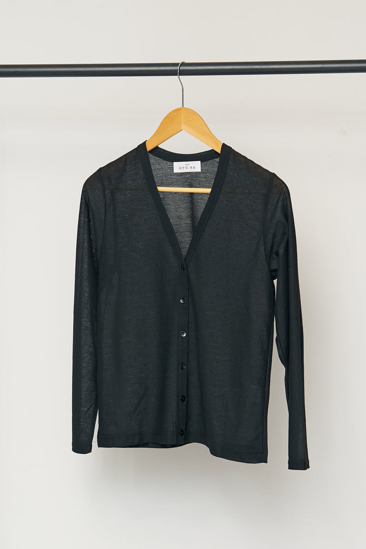 [Novelty item] UV-cut semi-sheer cardigan