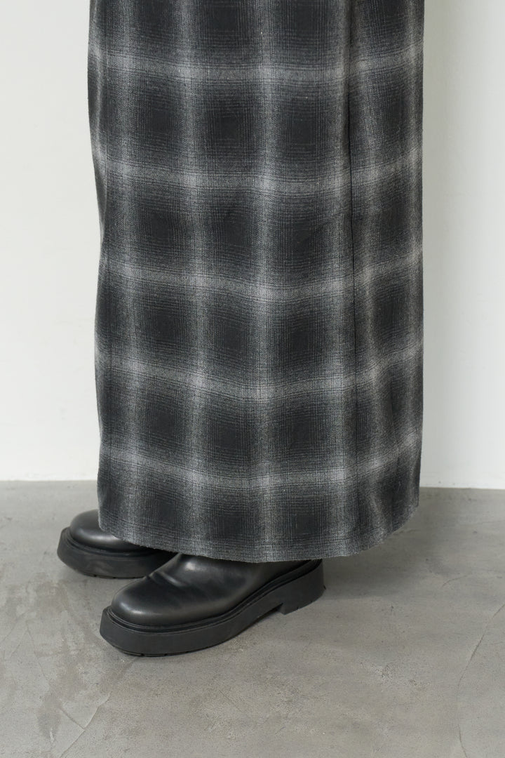 チェックシャツワンピース