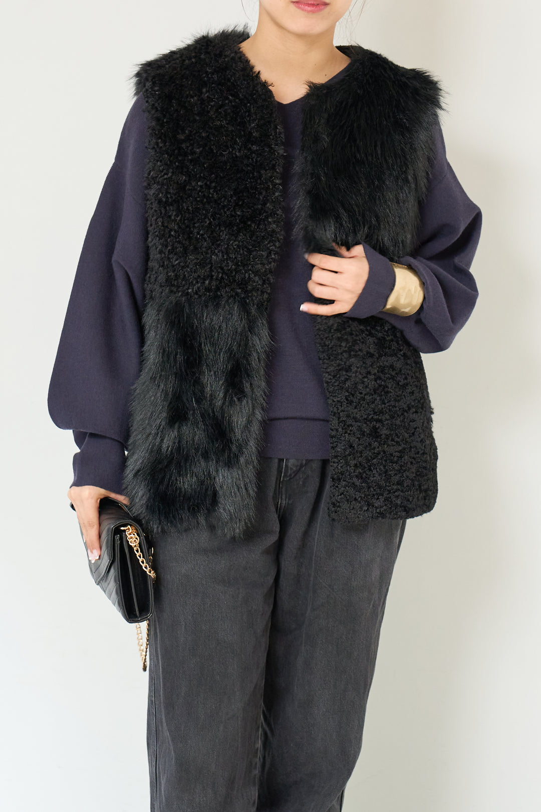 異素材切替ファーベスト