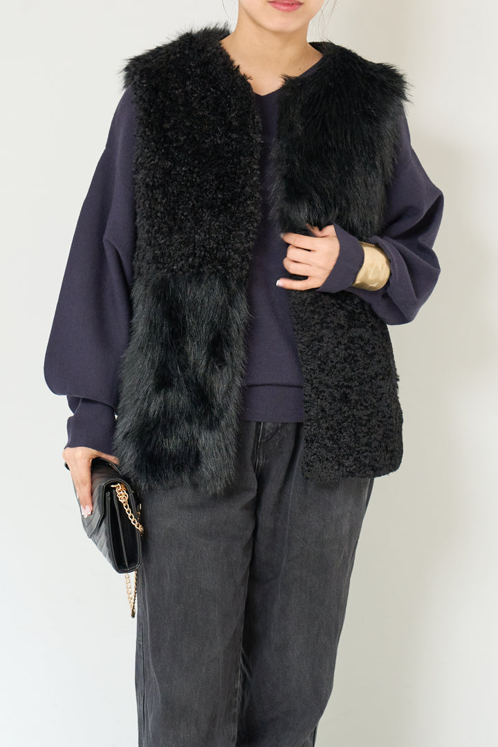 異素材切替ファーベスト