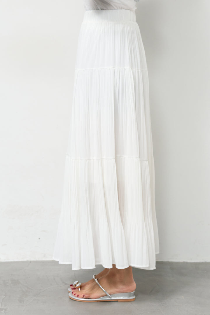 【4点セット】メッシュニット+セミシアースカートセットアップ