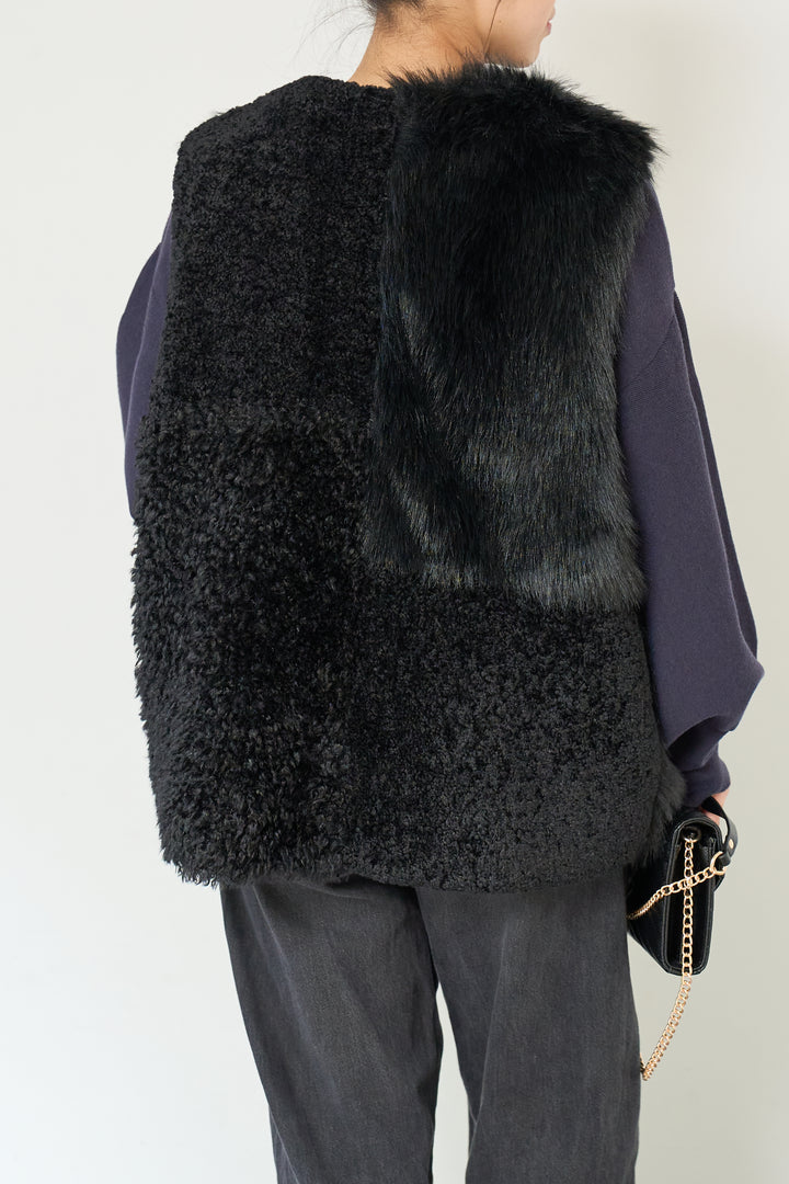 異素材切替ファーベスト