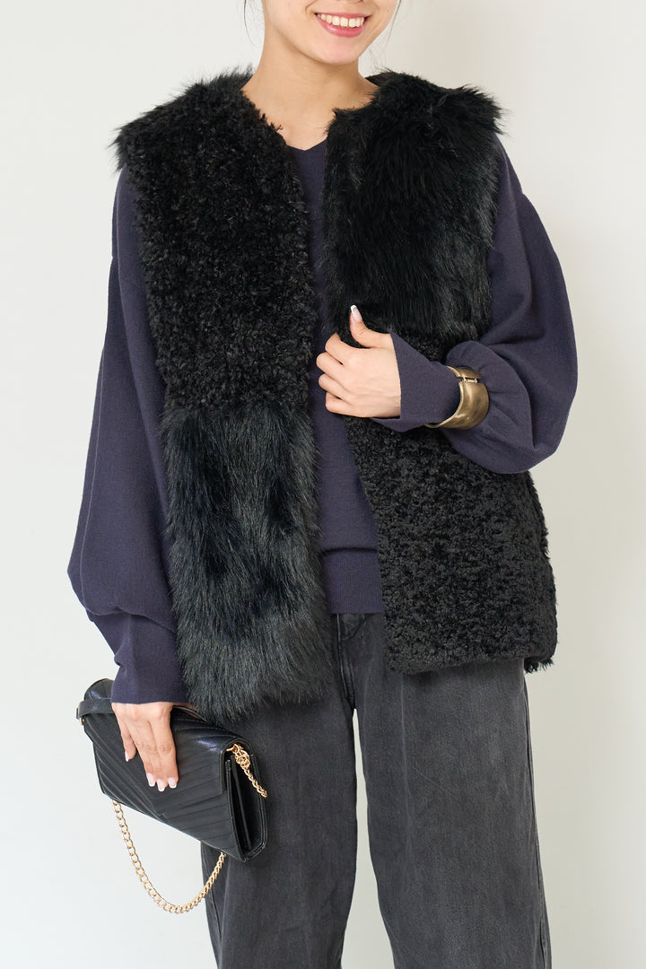 異素材切替ファーベスト