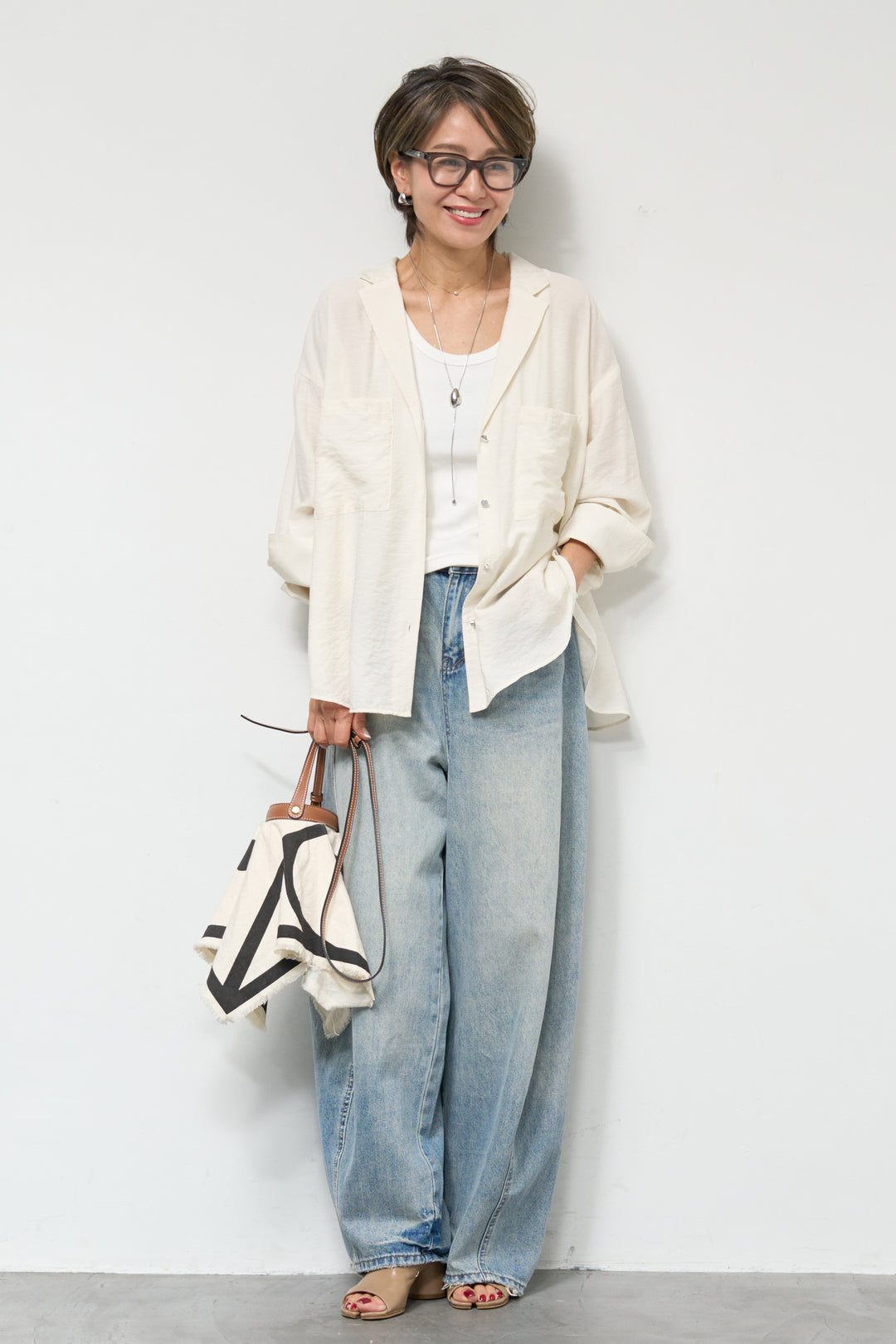 シアーシャツジャケット