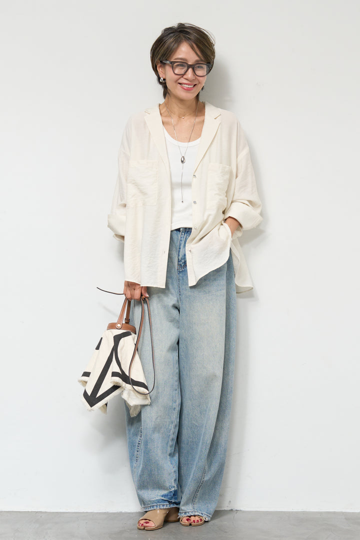 シアーシャツジャケット