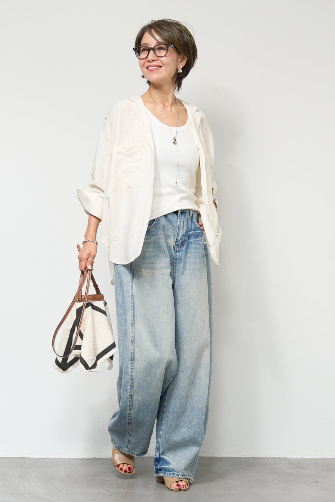 シアーシャツジャケット