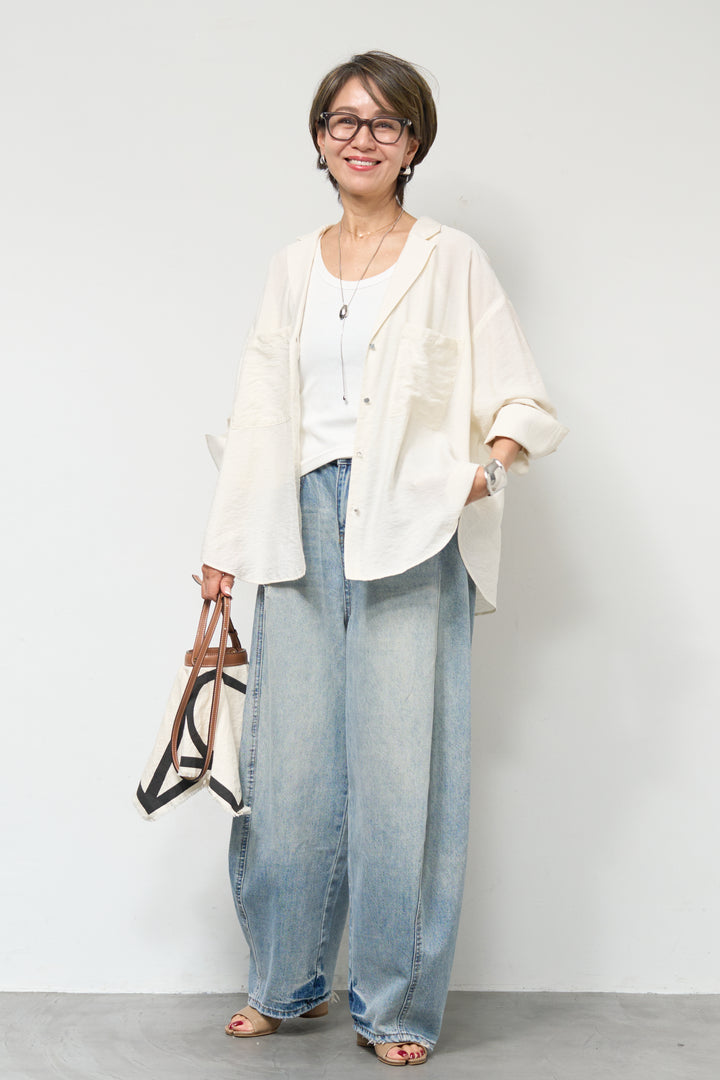 シアーシャツジャケット