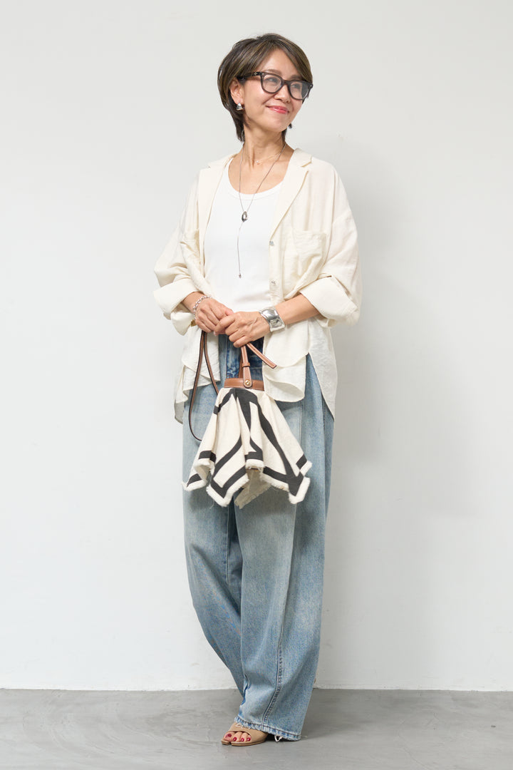 シアーシャツジャケット