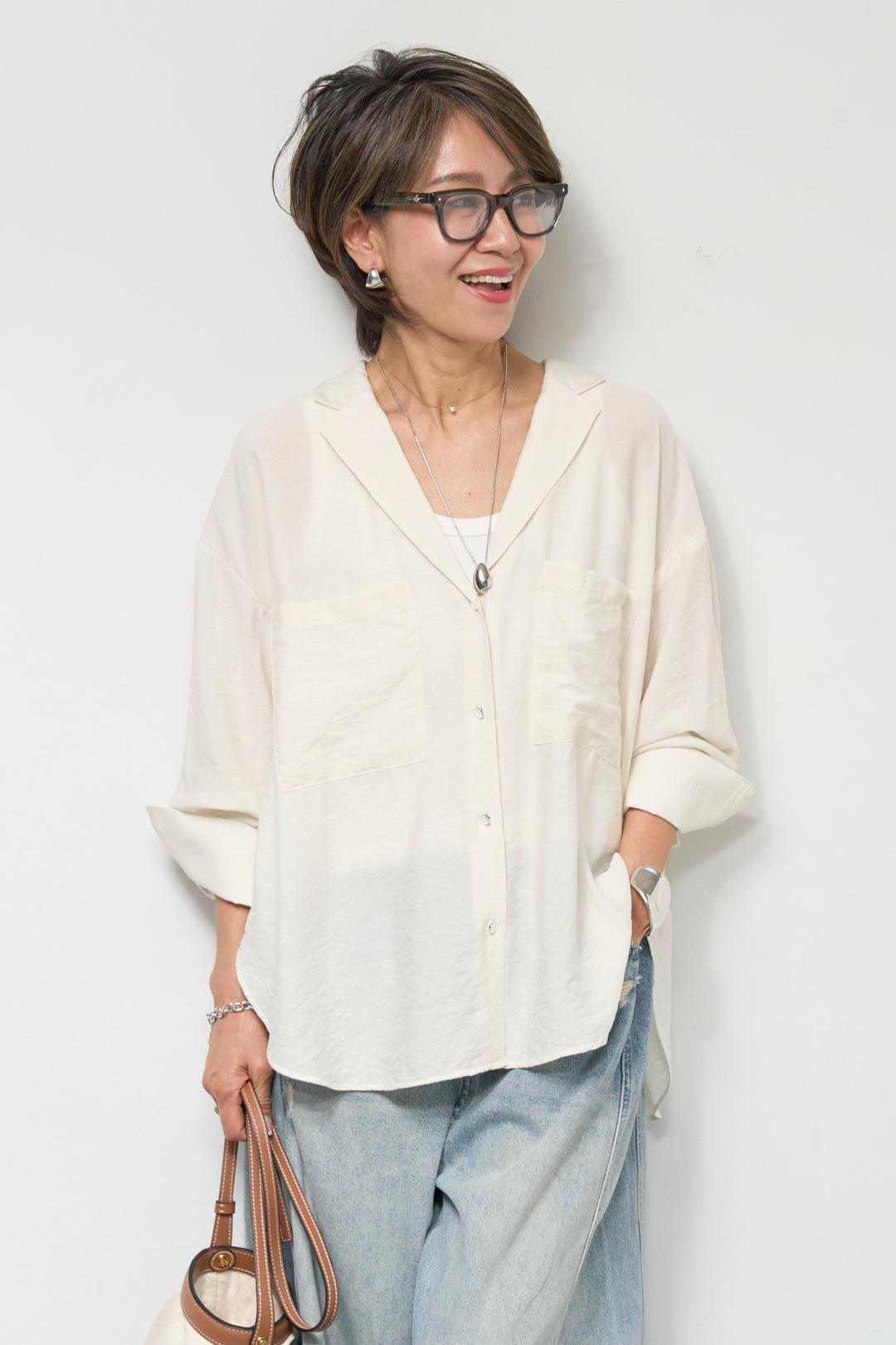 シアーシャツジャケット