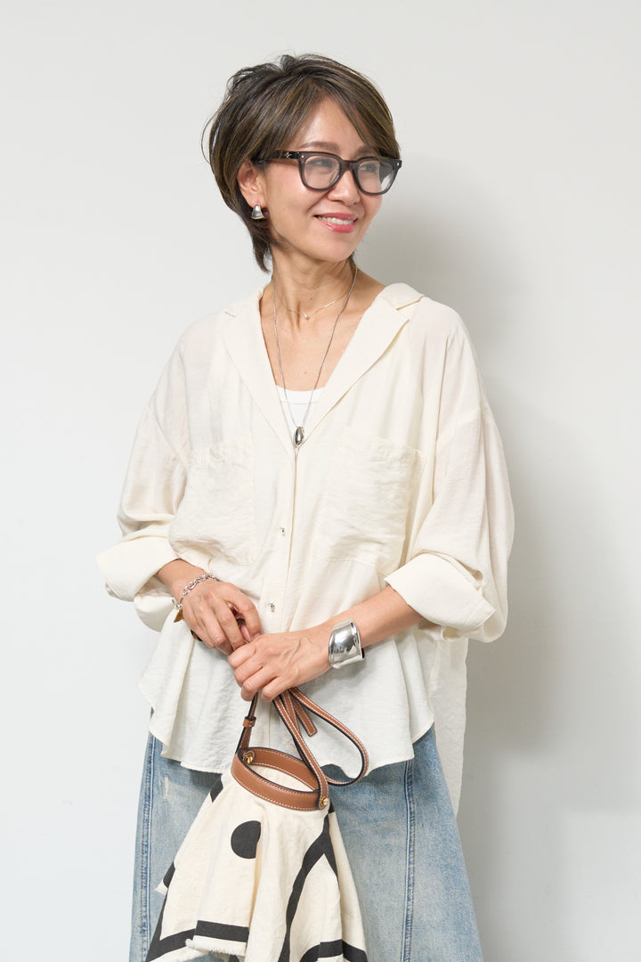 シアーシャツジャケット