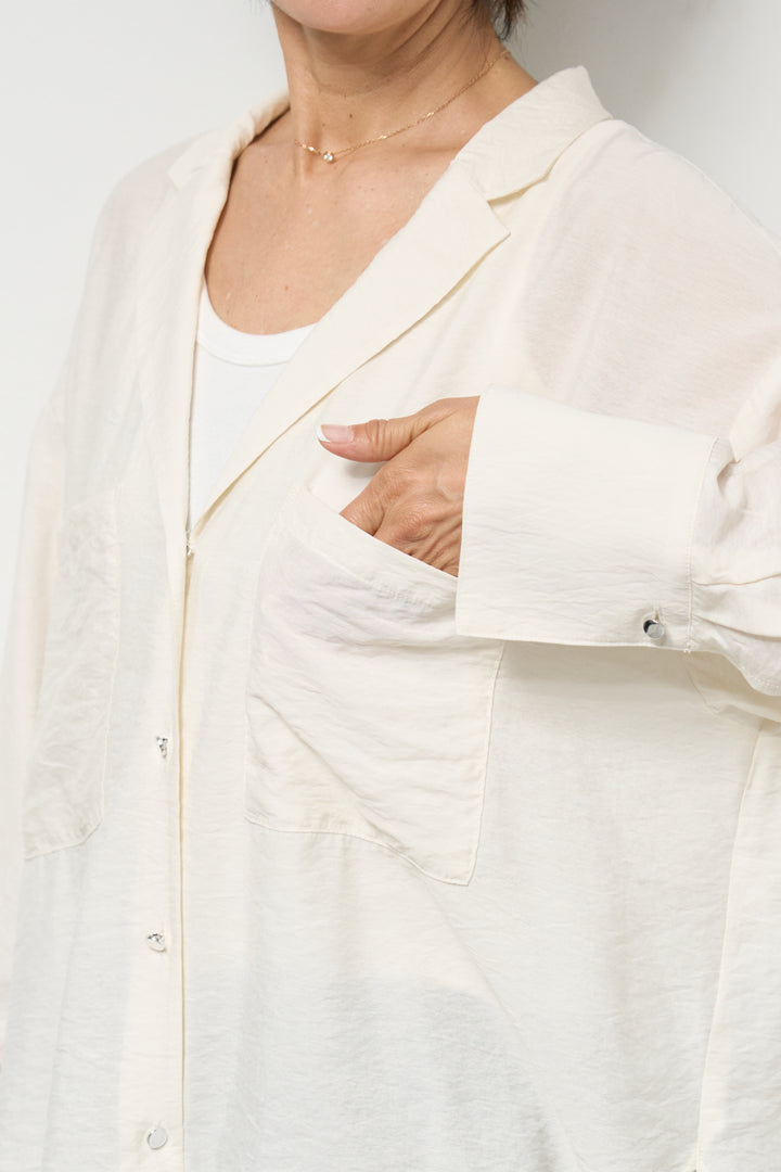 シアーシャツジャケット