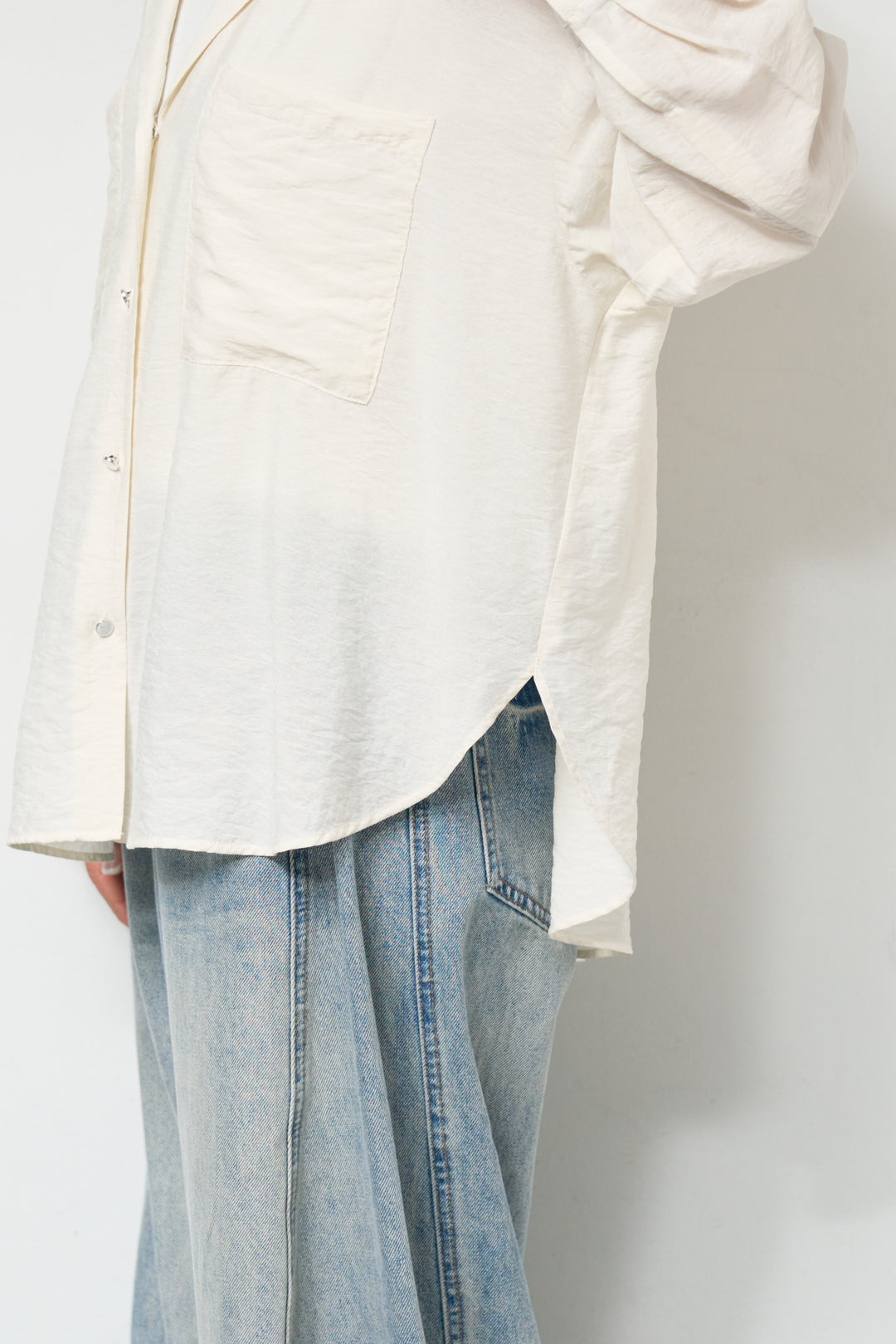 シアーシャツジャケット