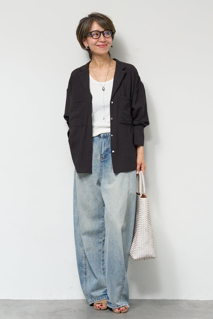 シアーシャツジャケット