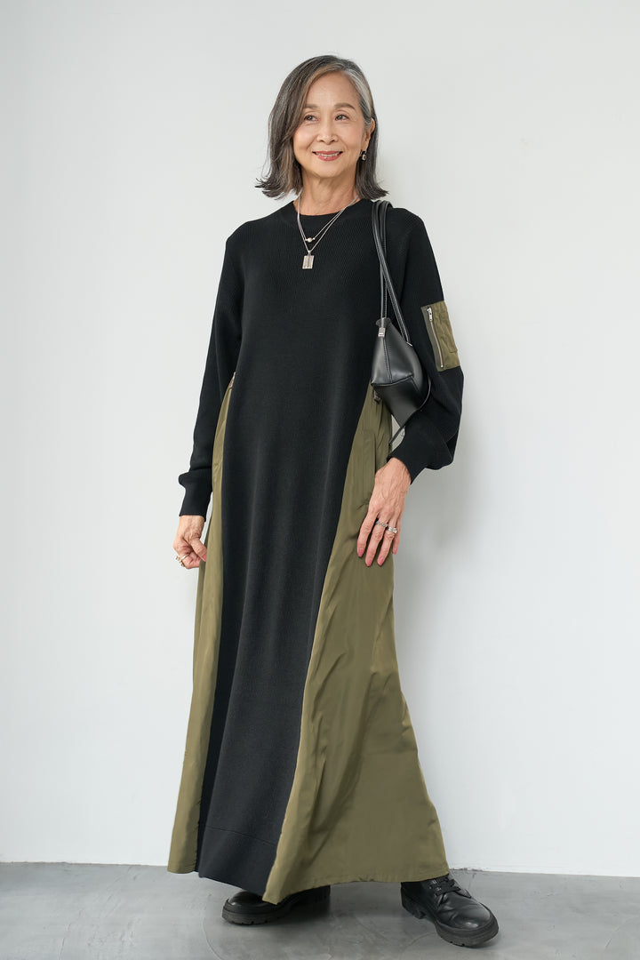 ミリタリー切替ワンピース