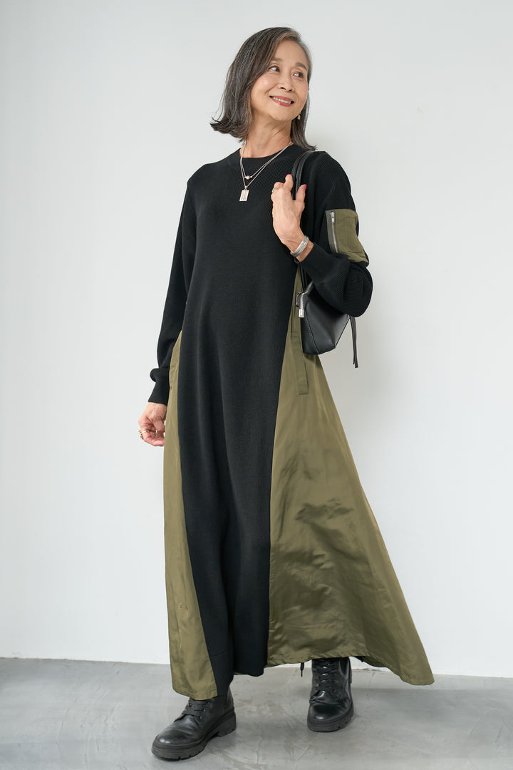 ミリタリー切替ワンピース