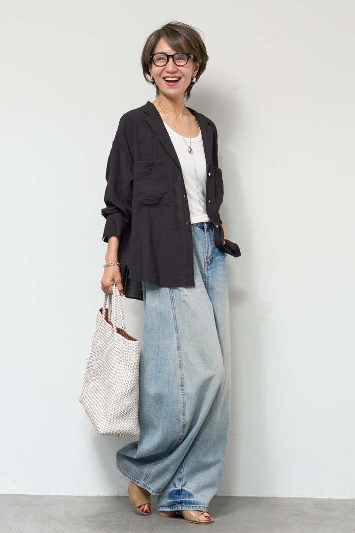 シアーシャツジャケット