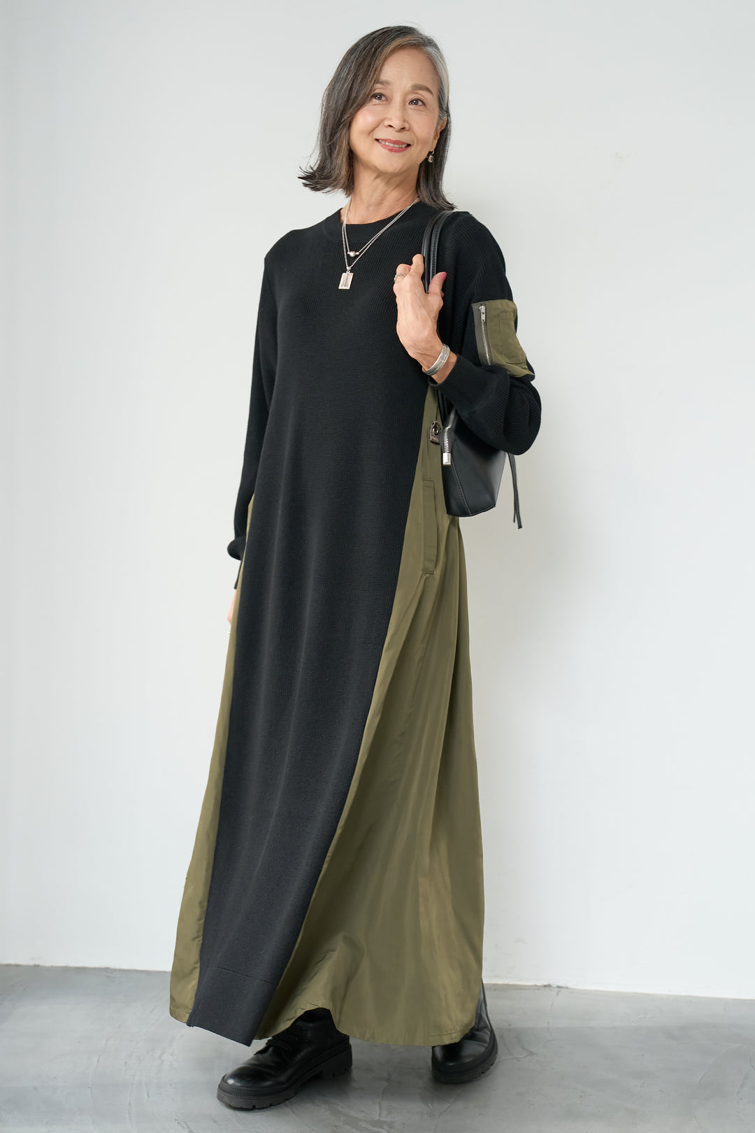 ミリタリー切替ワンピース