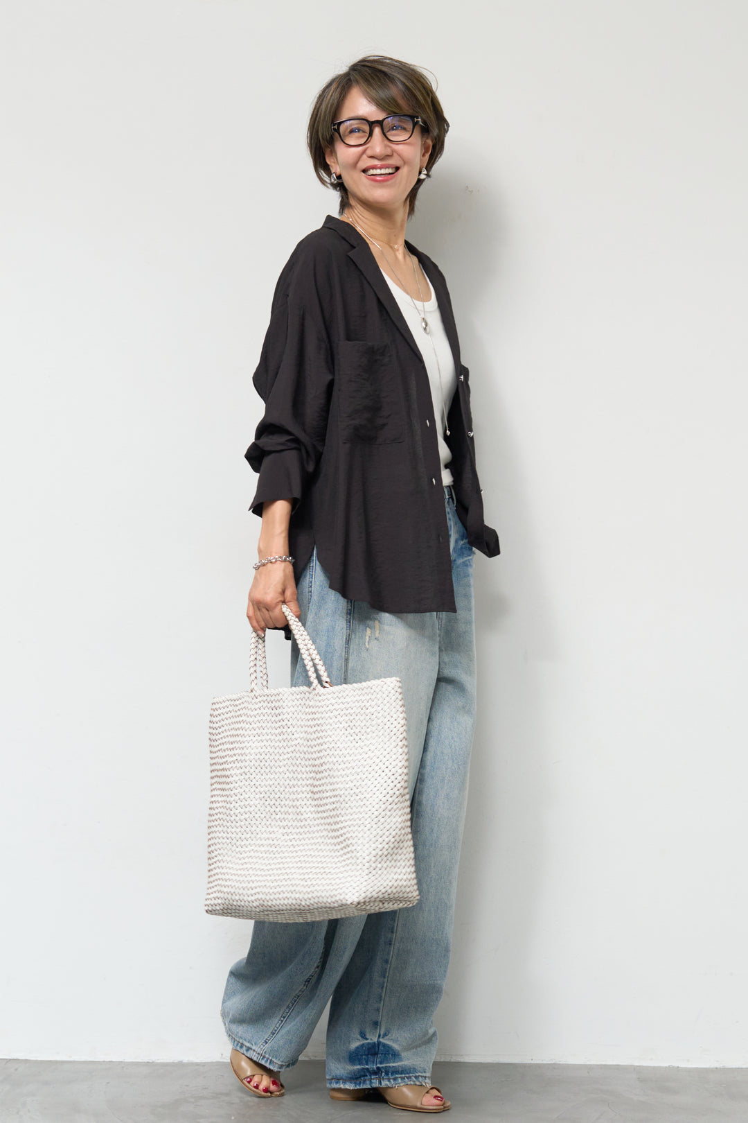 シアーシャツジャケット