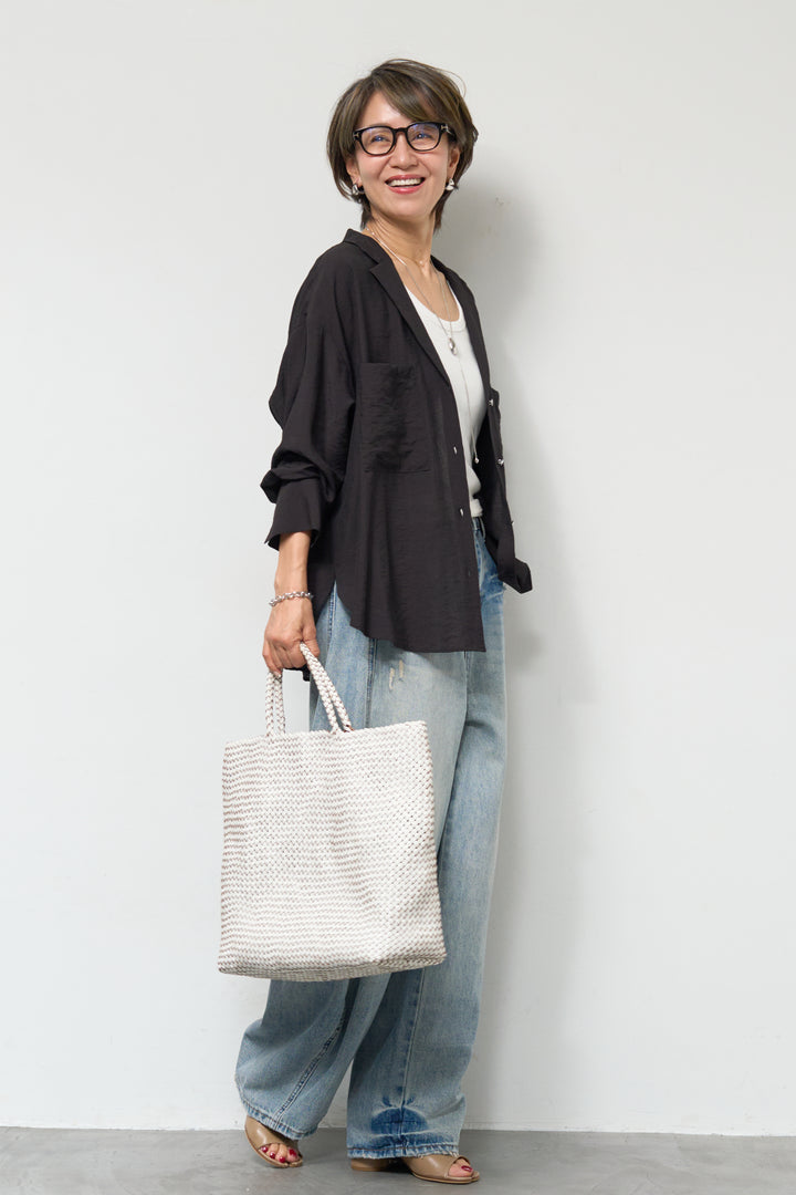 シアーシャツジャケット