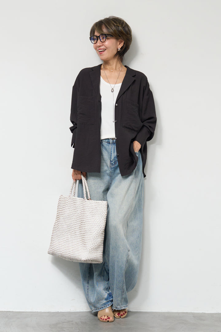 シアーシャツジャケット