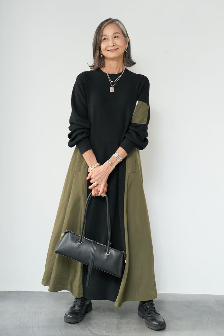 ミリタリー切替ワンピース