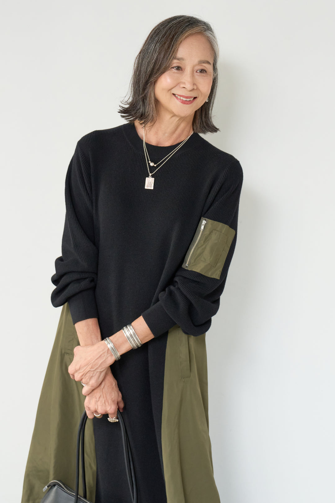 ミリタリー切替ワンピース