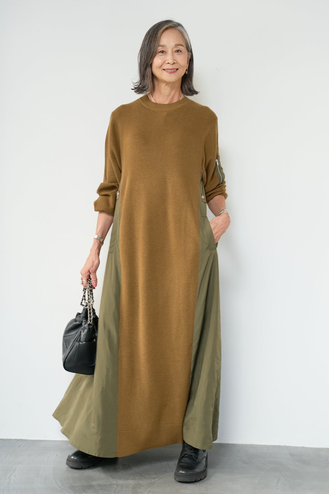 ミリタリー切替ワンピース