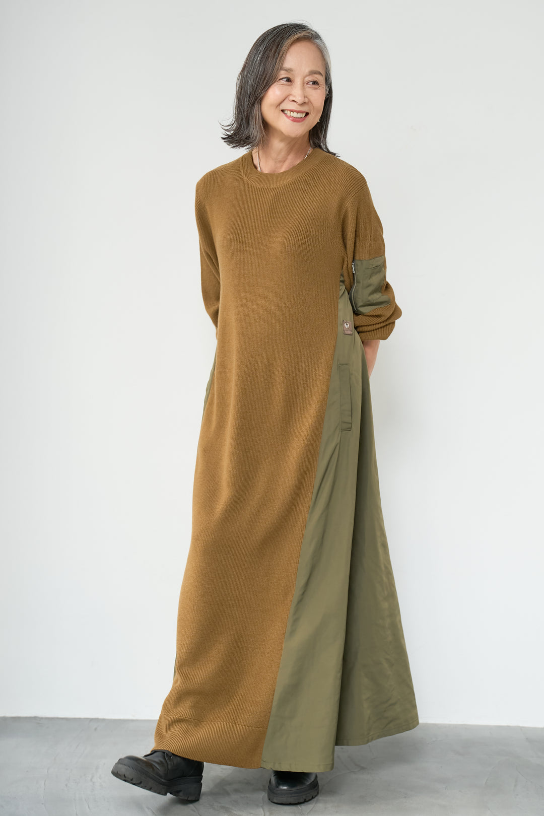 ミリタリー切替ワンピース