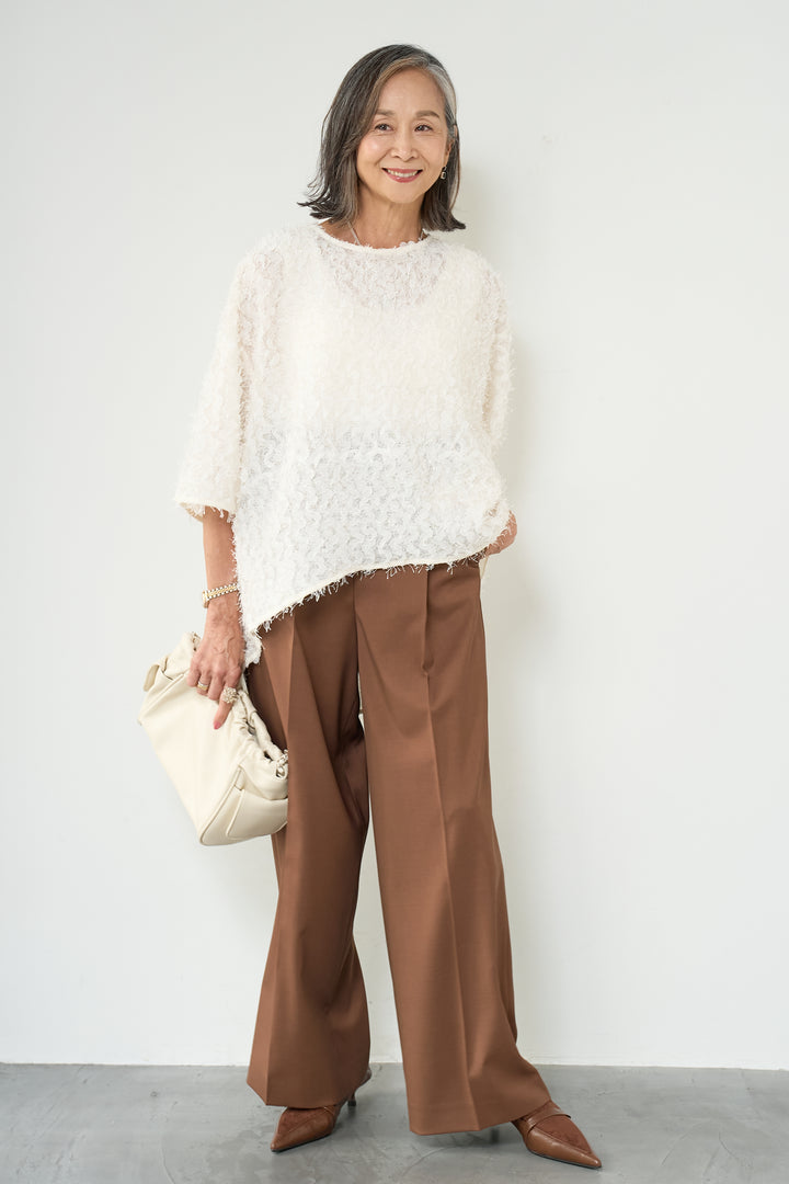 フェザーフリンジプルオーバー