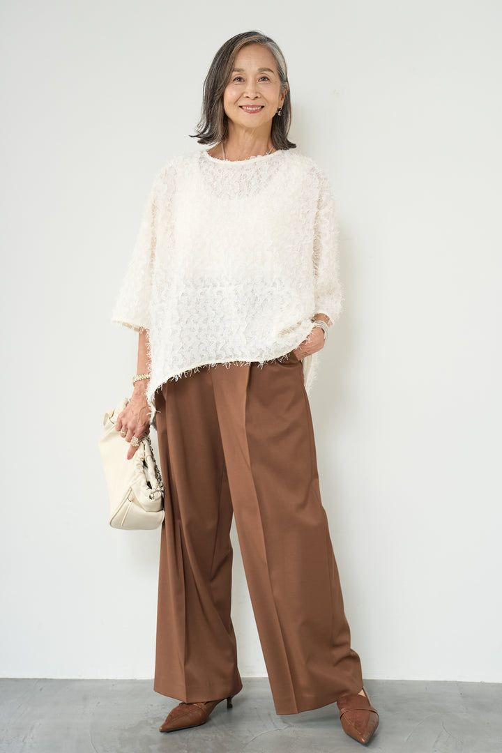 フェザーフリンジプルオーバー