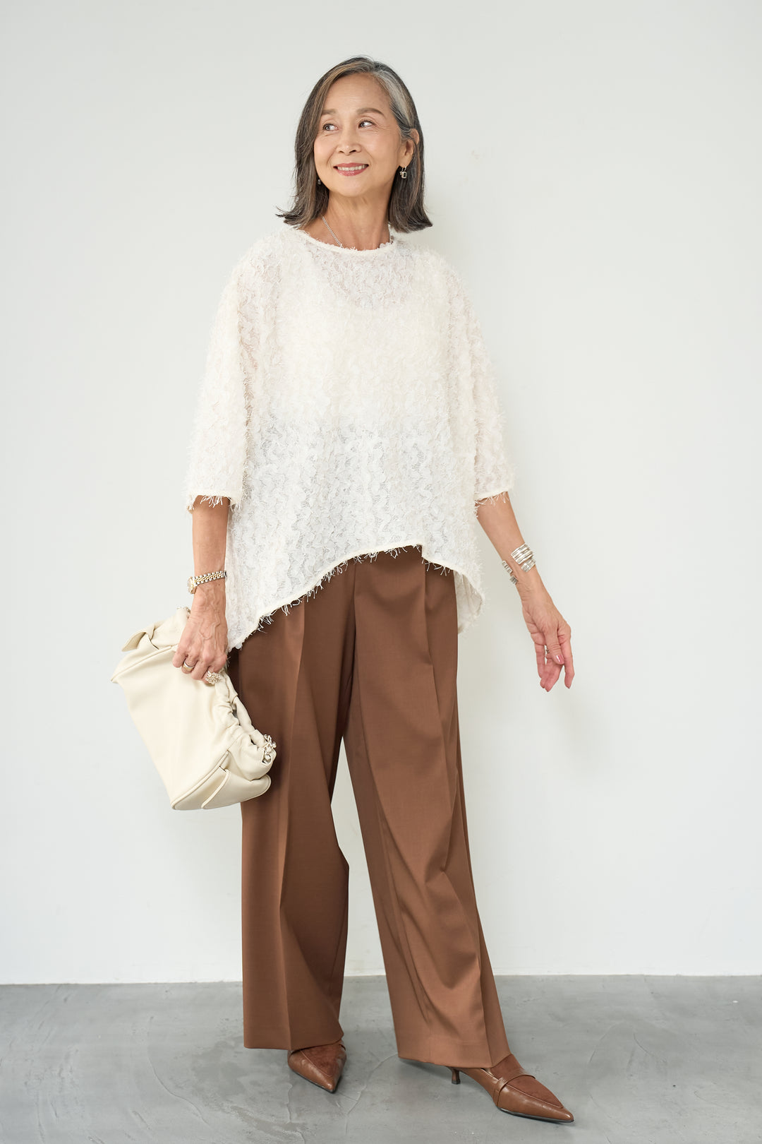 フェザーフリンジプルオーバー