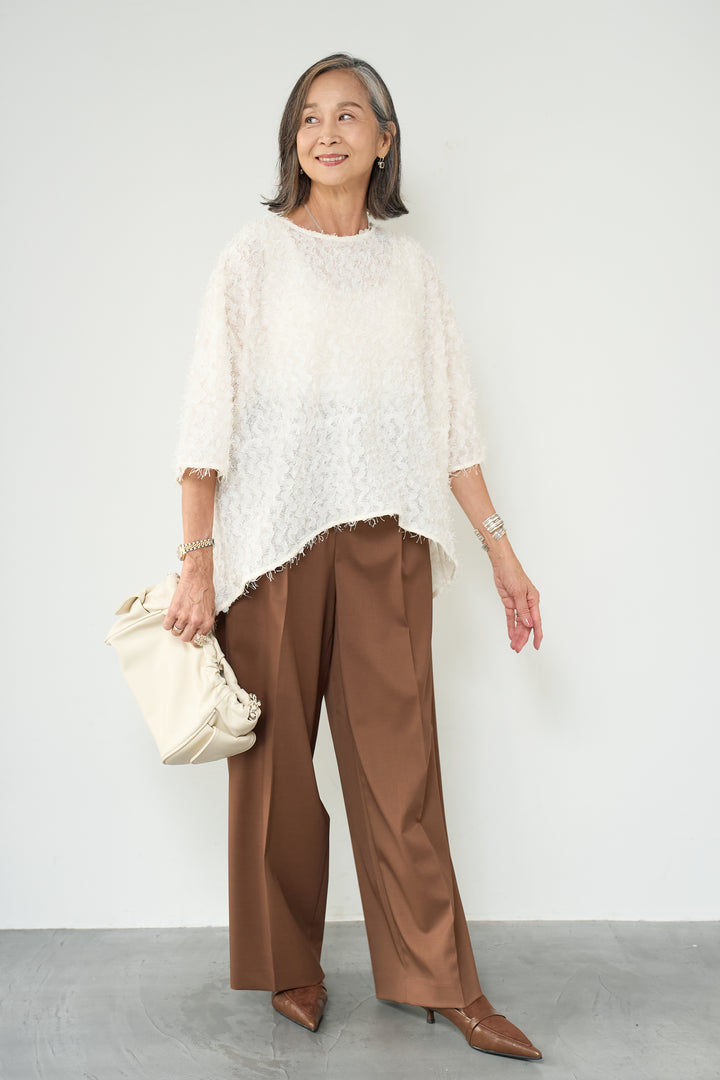 フェザーフリンジプルオーバー