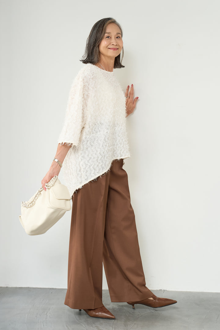 フェザーフリンジプルオーバー