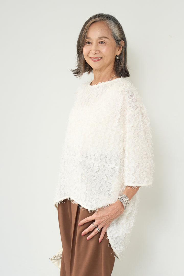 フェザーフリンジプルオーバー